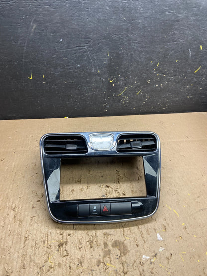 2011 - 2014 Chrysler 200 Dash Radio Bezel Trim Clock Hazard Bezel t8655 DG0