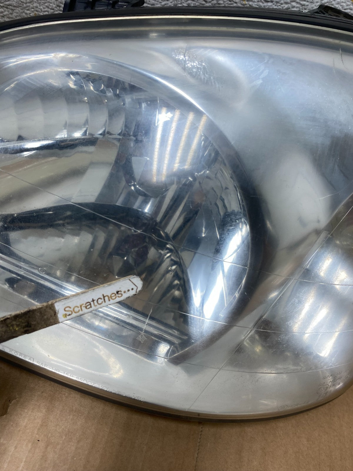 2001-2003 Hyundai Santa Fe Left+Right Headlights Halogen AI5663 DW4
