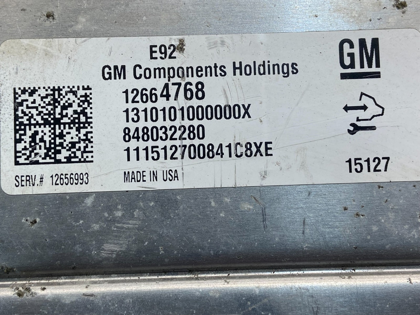 2015 Chevrolet Tahoe 5.3L Engine Control Module ECM 12664768 AF92962