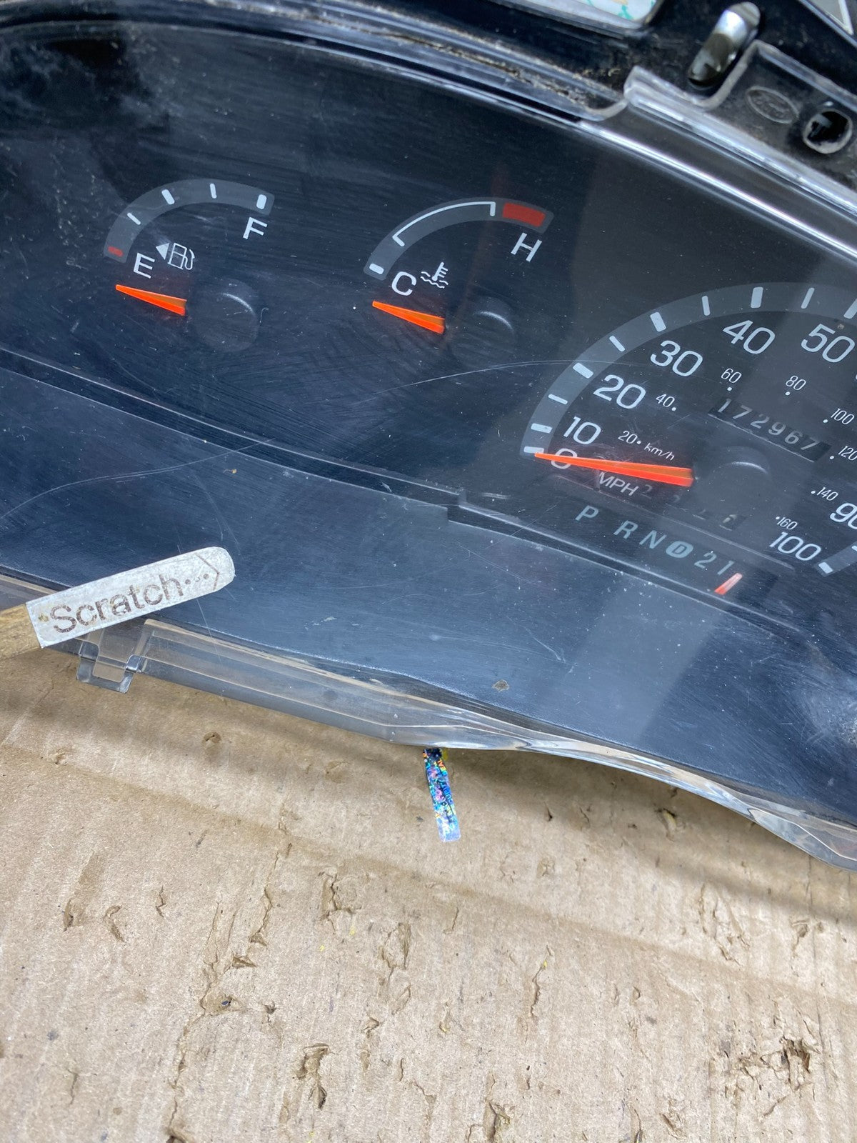 2001 - 2002 Ford Econoline E250 E350 Van Speedometer Instrument Cluster v7491 DG3