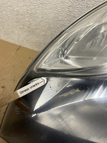 2010-2012 Nissan Sentra Halogen Left Driver LH Black Headlight L6513 DW4