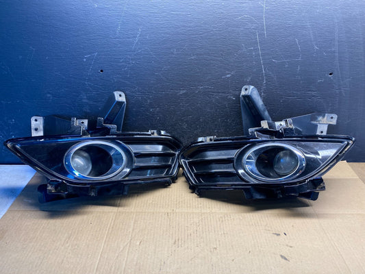 2013-2016 Ford Fusion Front Bumper Left+Right Set Fog Light Bezel Trim AD5030 DG0