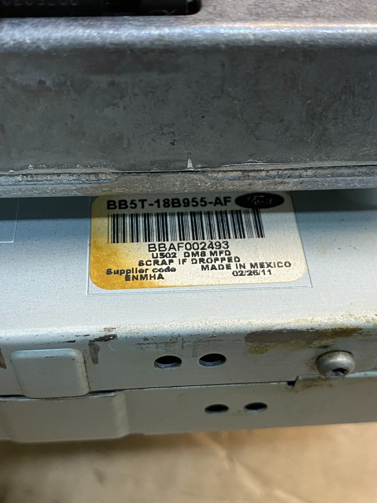 2011 to 2013 Ford Explorer Radio Information Display Screen AI7219 DW4