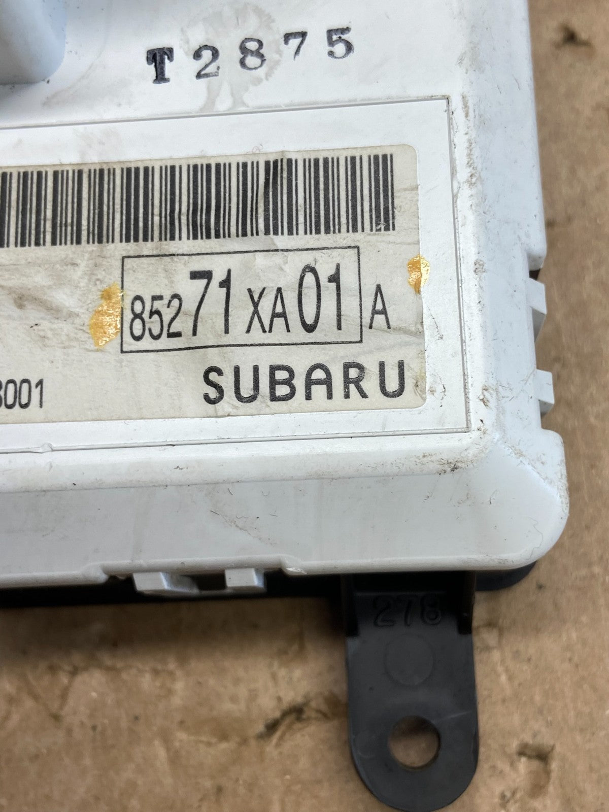 2006 - 2007 Subaru Tribeca Dashboard Left Warning Light Display Screen ag8555DG3
