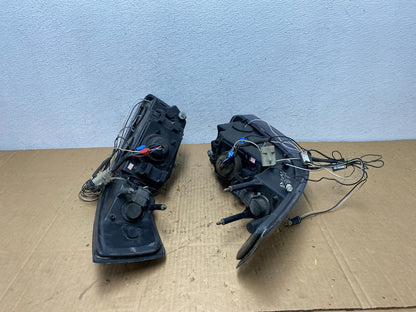 1999 to 2004 Ford Mustang Left+Right Set Side Black LED Headlights AD1076 DG7