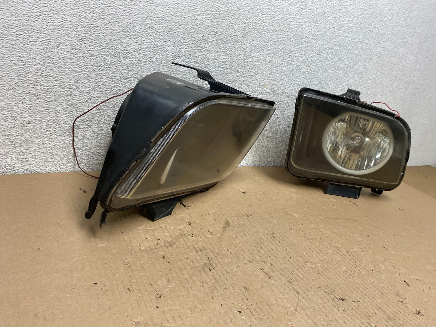 2005 to 2009 Ford Mustang Left+Right Set Side Black LED Headlights AF3198 DG2