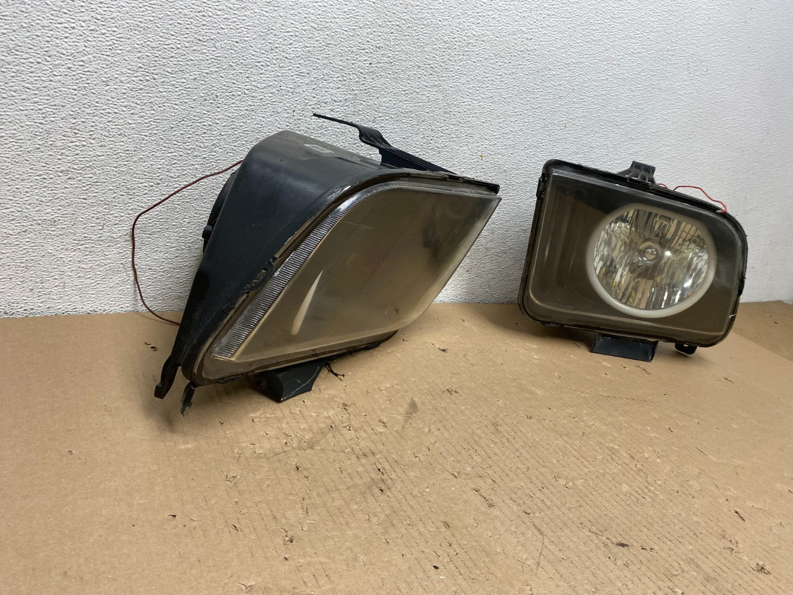 2005 to 2009 Ford Mustang Left+Right Set Side Black LED Headlights AF3198 DG2