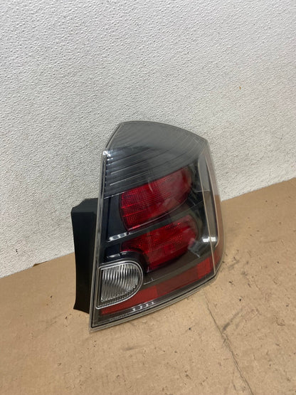 2007 to 2012 Nissan Sentra Right Passenger Rh Black Tail Light AG5539 LK2