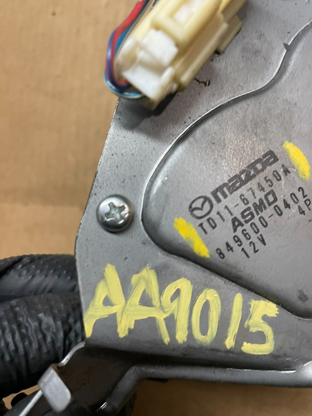 2007 to 2015 Mazda CX-9 CX9 Windshield Rear Wiper Motor aa9015 DG7