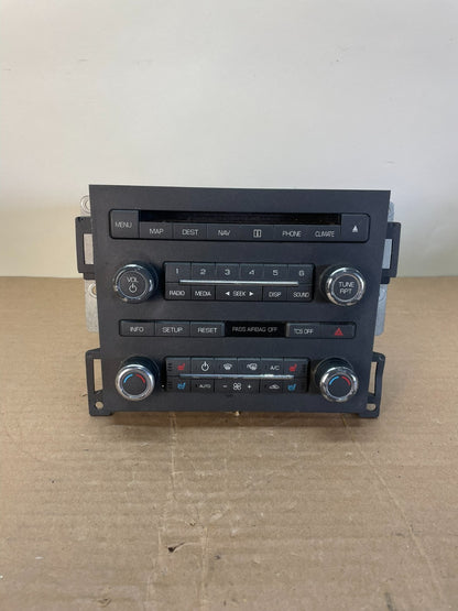 2011-2012 Lincoln MKS AM FM MP3 SAT Radio Receiver Climate Control ai0539 DG0