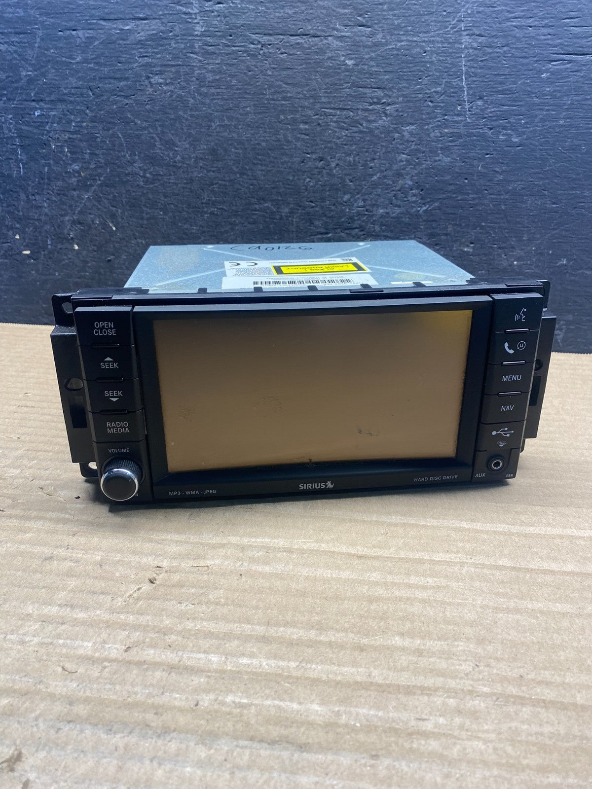 2008 2010 Jeep Dodge Chrysler Screen Display CD Player Satellite Radio AF3887 DW0