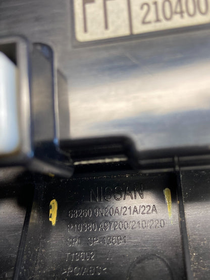 2010-2013 Nissan Maxima Center Console Climate Control Radio Bezel AD2043 DG4