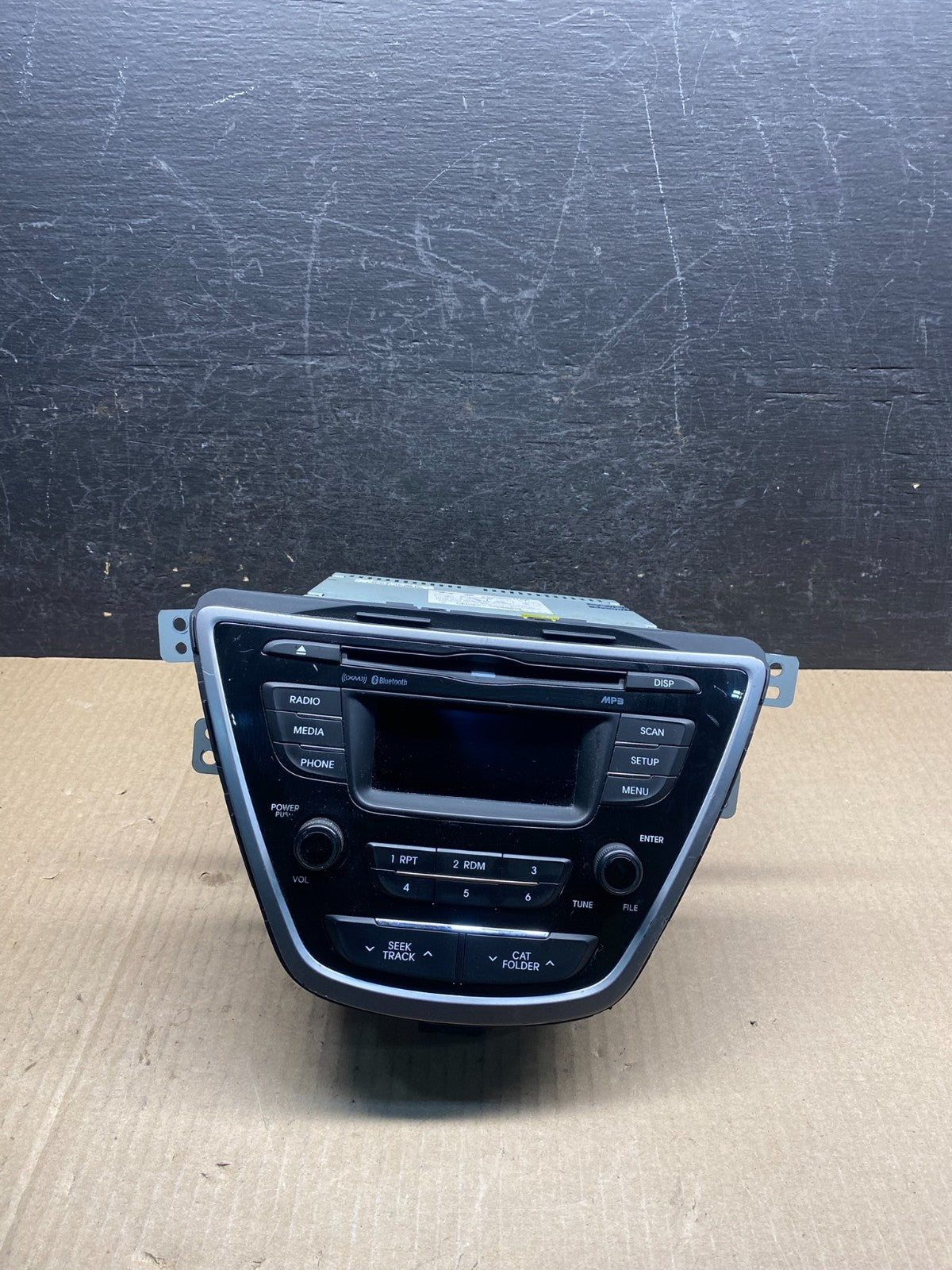 2011-2013 Hyundai Elantra Center Radio Climate Control Air Vent Bezel AG9480 DG0