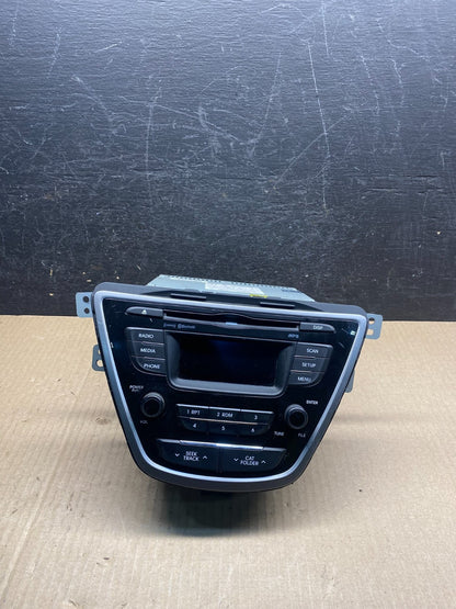 2011-2013 Hyundai Elantra Center Radio Climate Control Air Vent Bezel AG9480 DG0