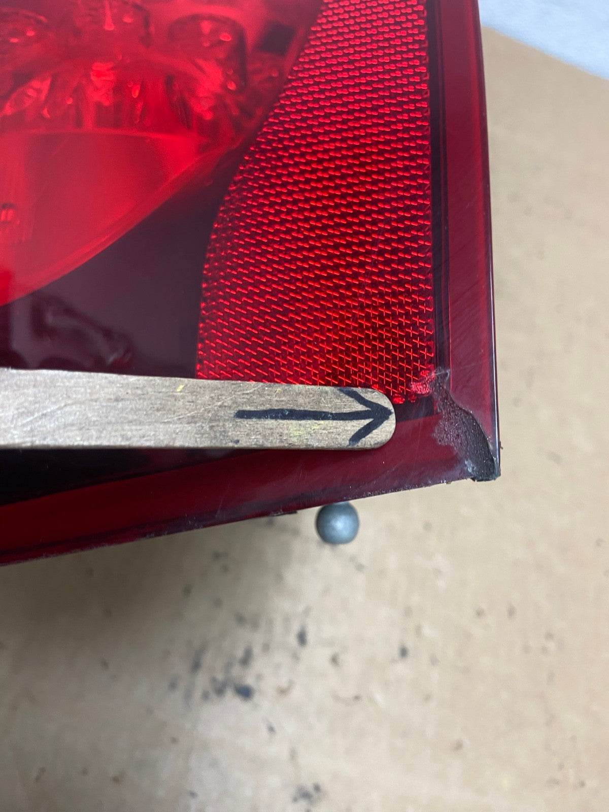 2011 to 2014 Dodge Avenger Left Driver Lh Side Tail Light AD5162 LK3