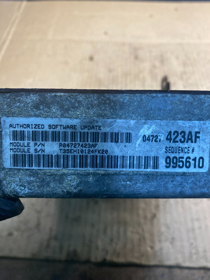 2002 Dodge Caravan Or Plymouth Voyager P04727423AF ECM ECU Computer AB03992