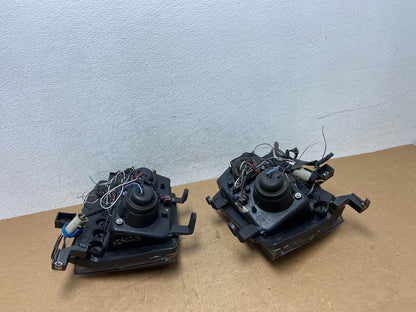 2005-2015 Nissan Xterra Driver Left+Right Set LED Black Headlights AD6223 DG7