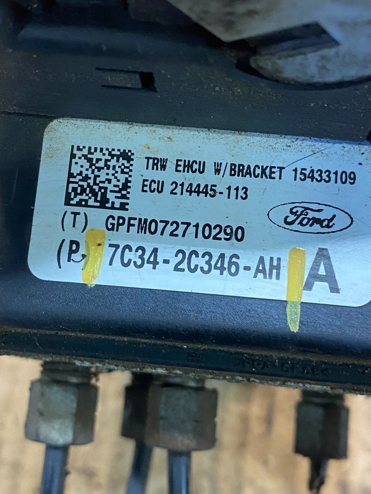 2006 2007 Ford E250 E350 Anti-Lock ABS Antilock Brake Pump AB3513  DG6