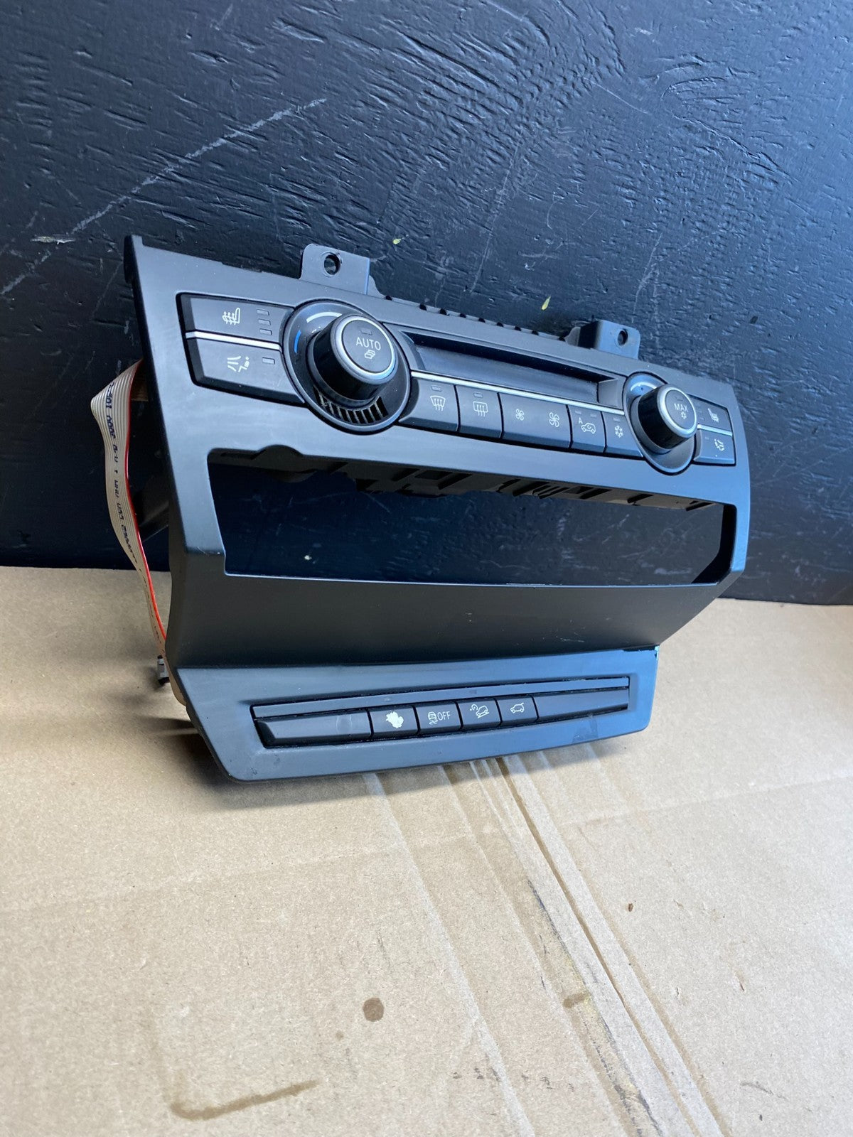 2007-2013 Bmw X5 AC Heater Climate Control Temperature Panel Trim AB8698 DG3