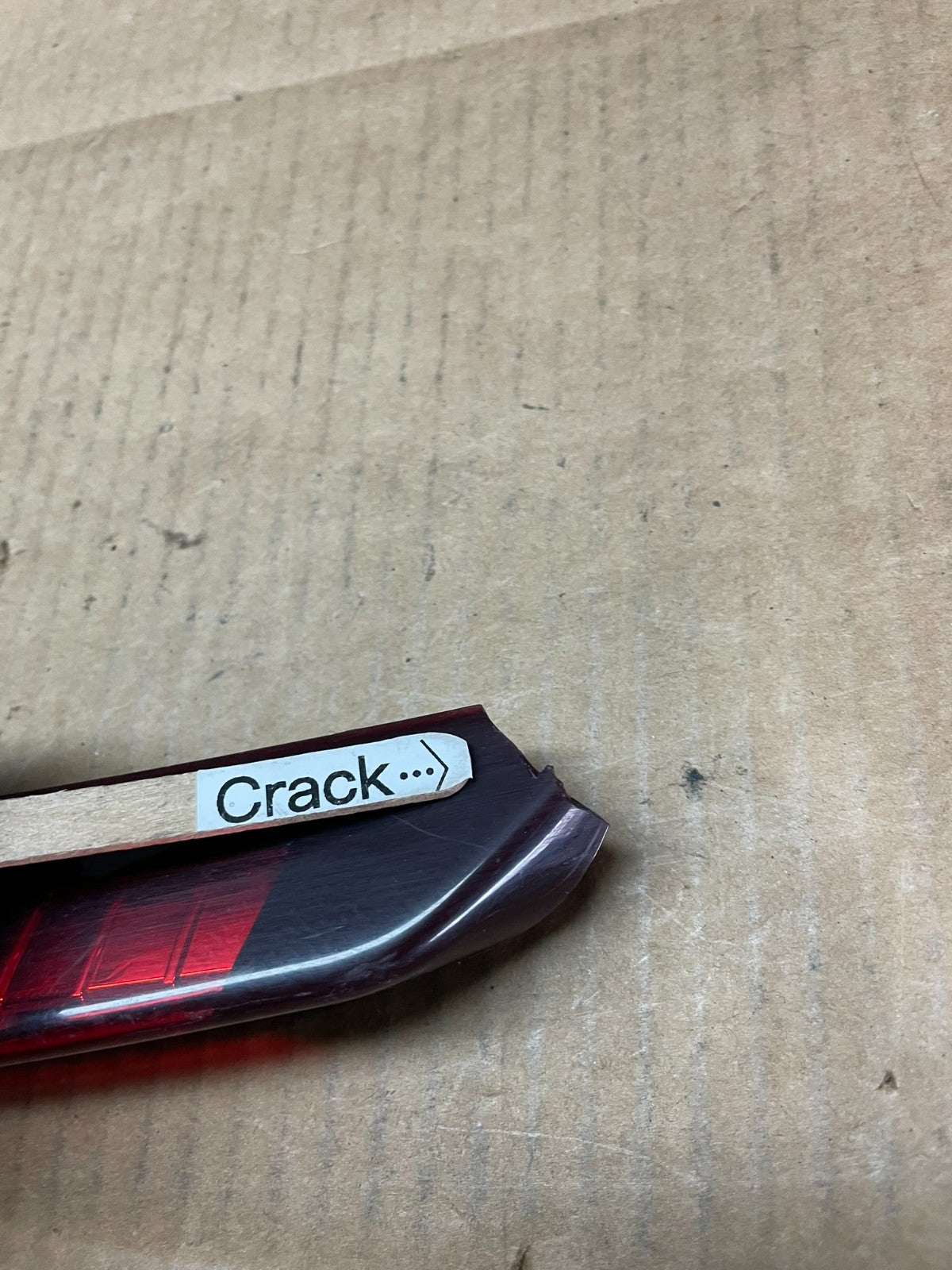 2008-2013 Cadillac Cts Sedan Trunk Lid 3rd Third Brake Tail Light aa9129 DG8