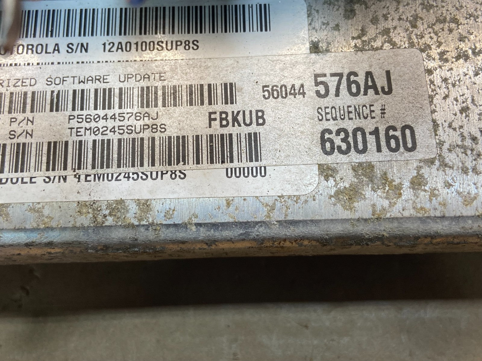 2005 Jeep Liberty 3.7L Engine Computer Module ECM PCM ECU AE4621 DG2