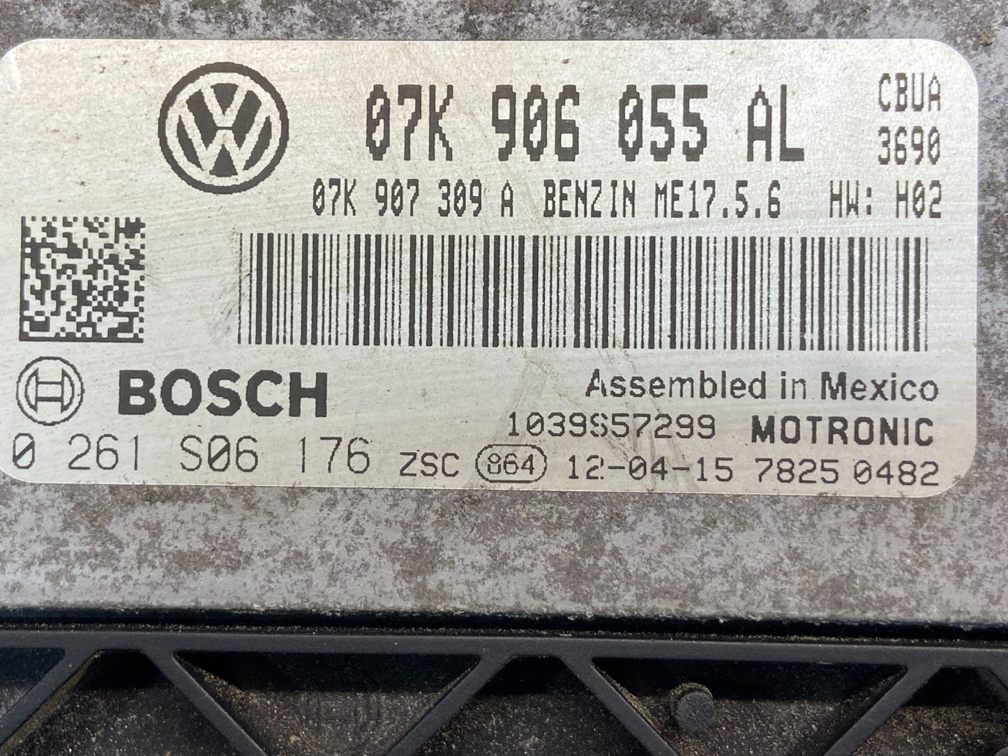 2012 Volkswagen Jetta Passat 2.5L ECM Engine Control Unit ECU AG1636 DW2