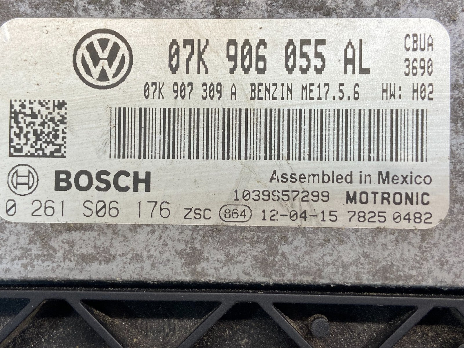2012 Volkswagen Jetta Passat 2.5L ECM Engine Control Unit ECU AG1636 DW2