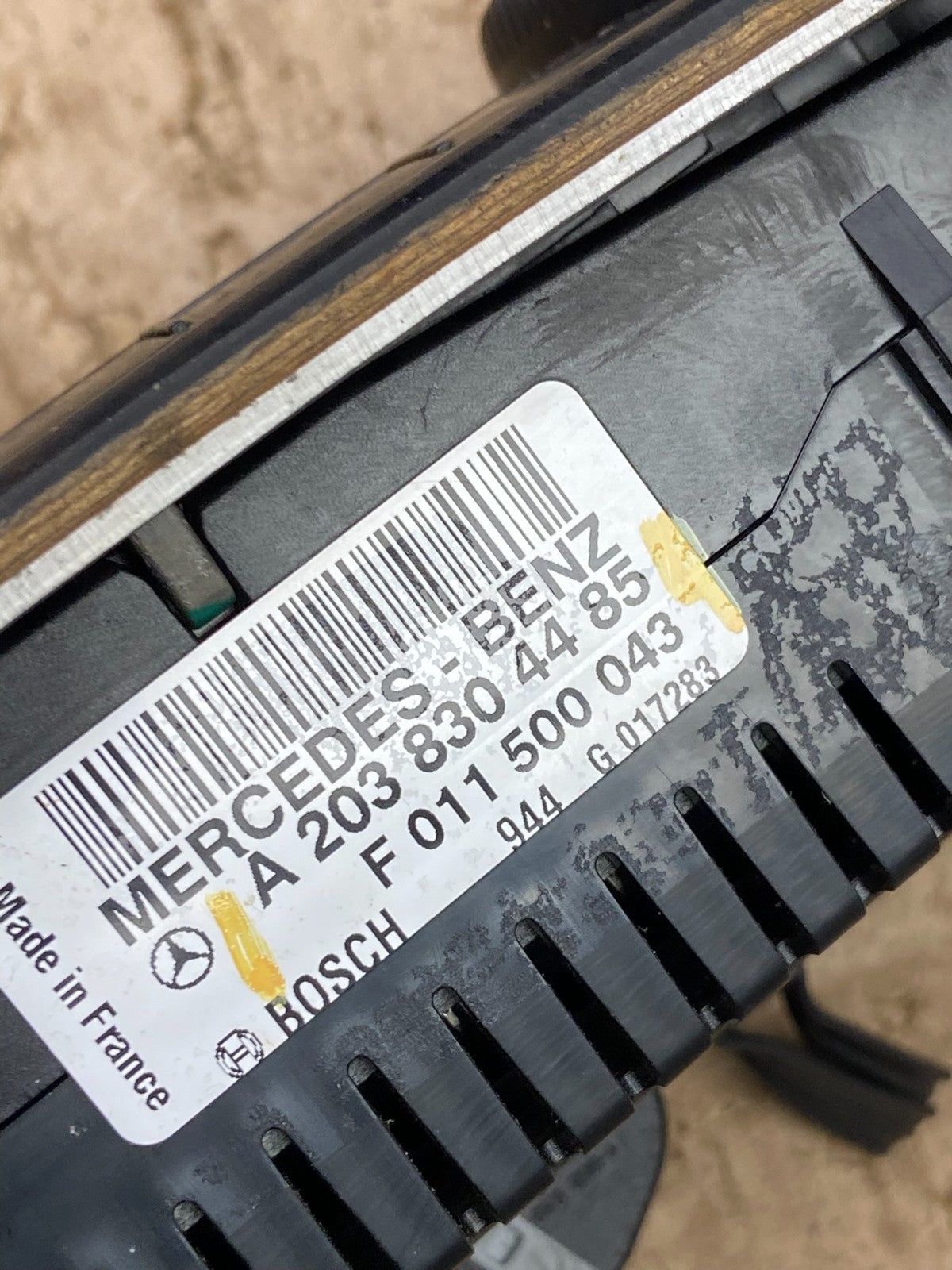2005-2009 Mercedes W209 CLK350 A/C Heater Climate Control Trim OEM y8068 DG5