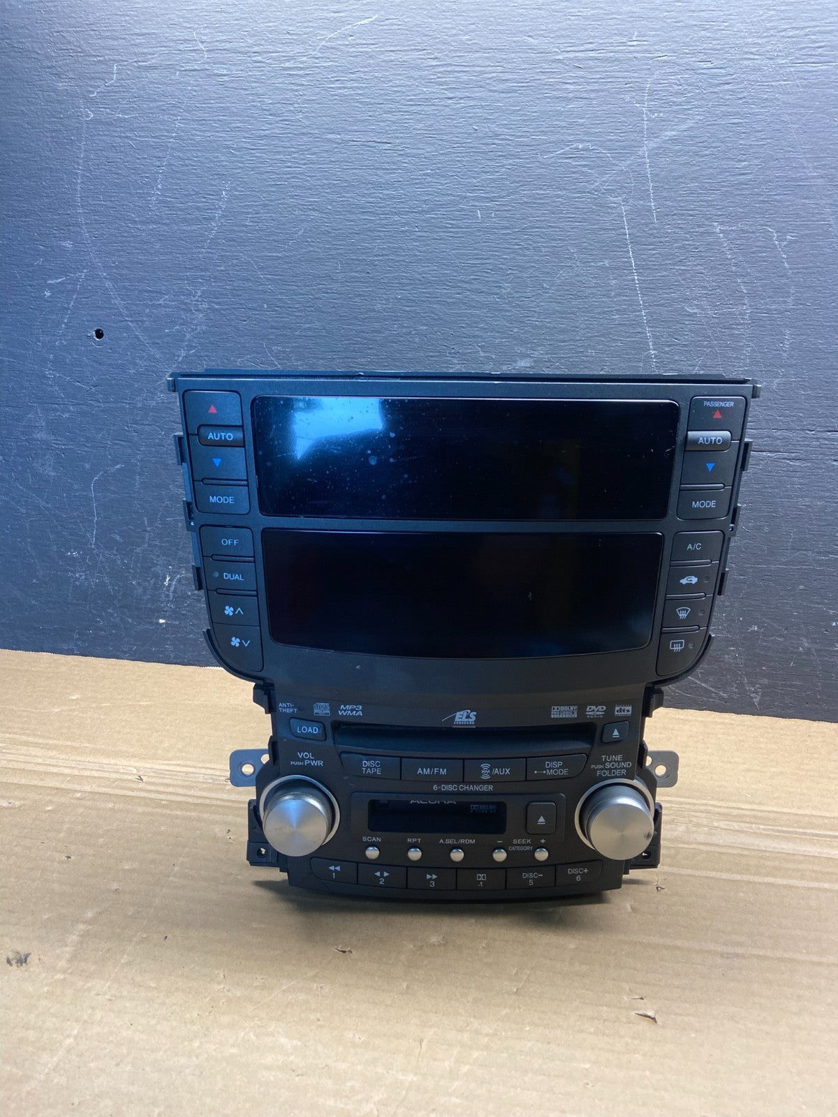 2007 2008 Acura TL Screen Display Navigation Radio Climate Control AE4584 DG0