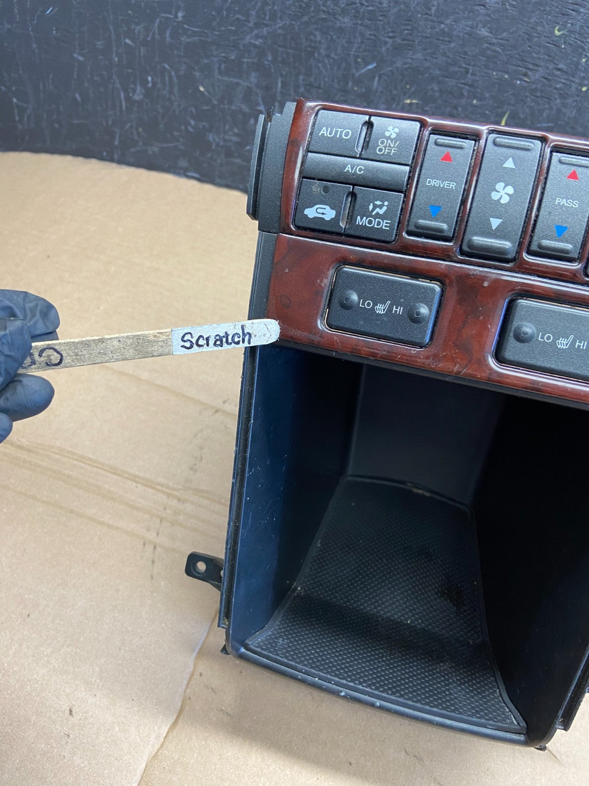 2009-2015 Honda Pilot Front Center Console Pocket Heated Seats AF1760 DG1