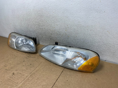 2001 to 2002 Chrysler Sebring Left+Right Side Headlights AI7896 DW1