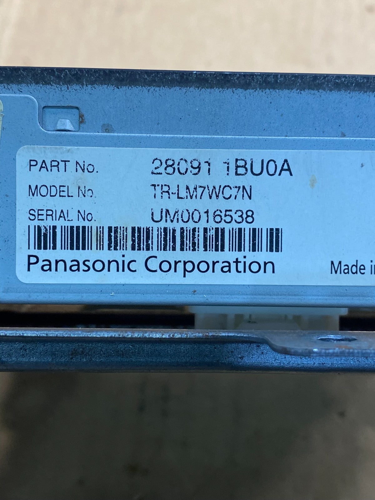 2011 - 2012 Infiniti G35 Information Display Screen 280911BU0A AD3669 DG4