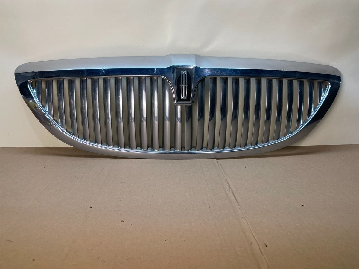 2003 to 2011 Lincoln Town Car Front Upper Grille Grill Chrome W/Emblem aj0653 DG0