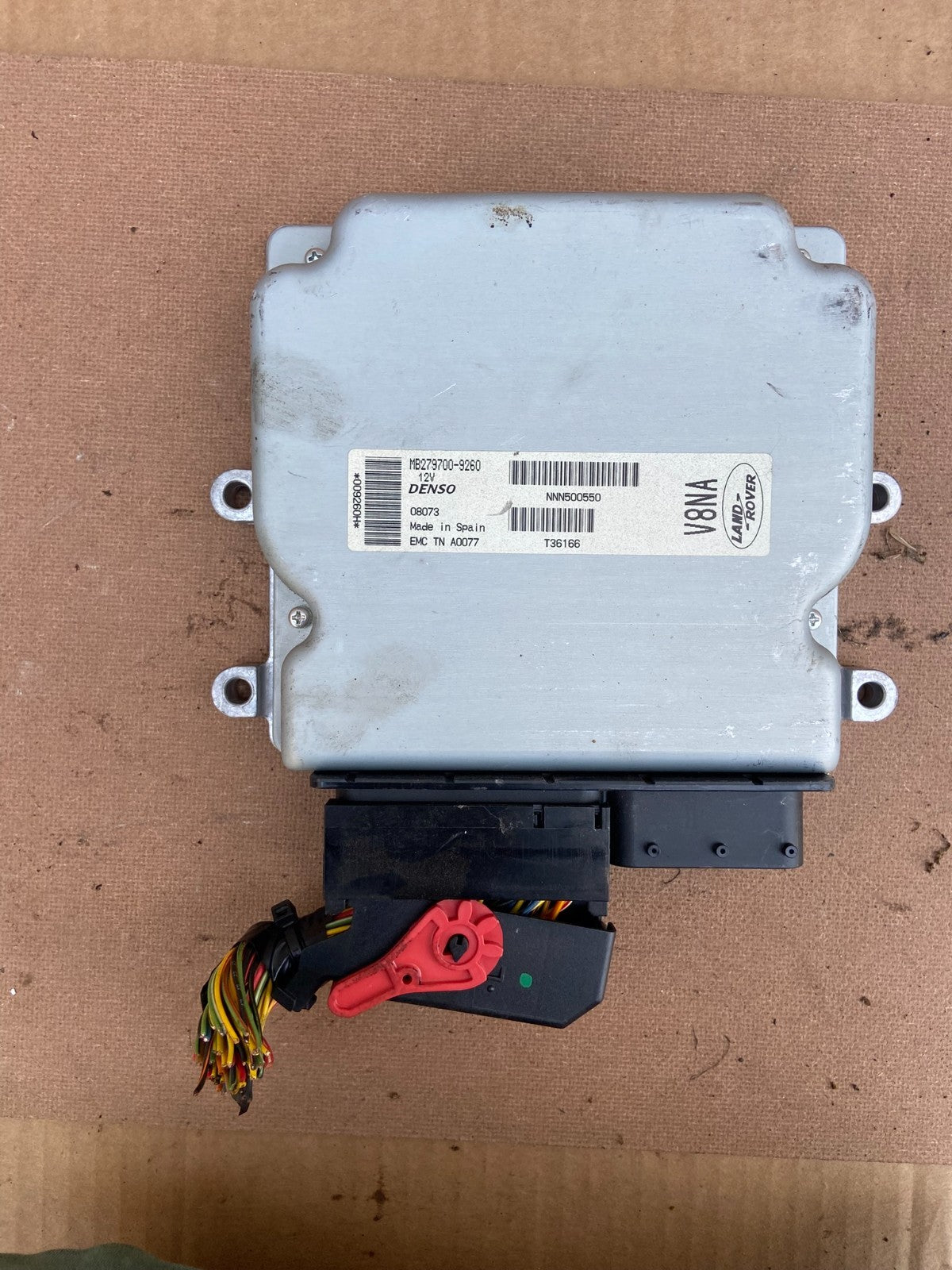 2006 to 2009 Land Rover Range Rover NNN500550 Engine Computer AD2899 DW0