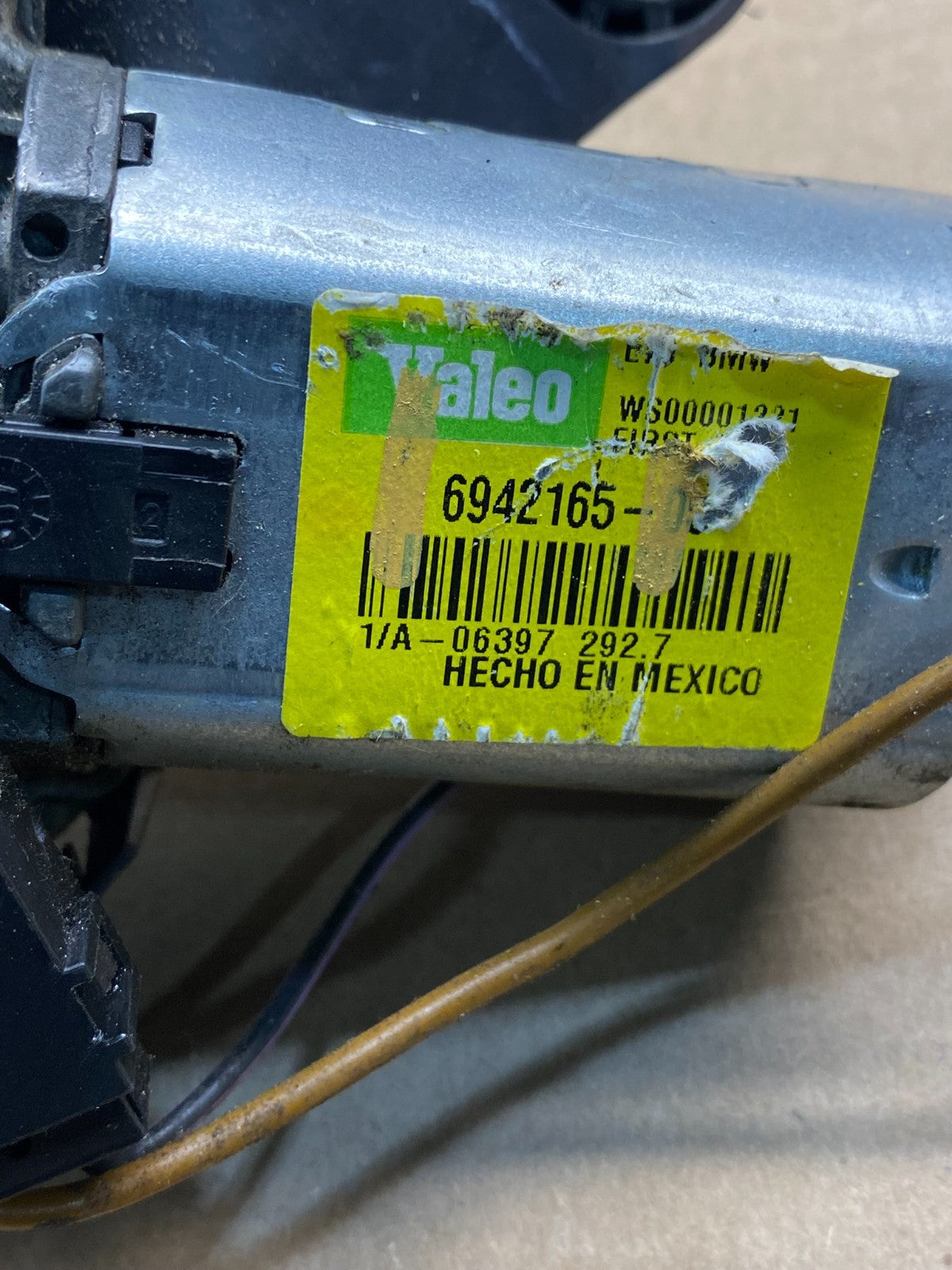 2007 to 2013 BMW X5 E70 Rear Windshield Wiper Motor AF9016 DG3
