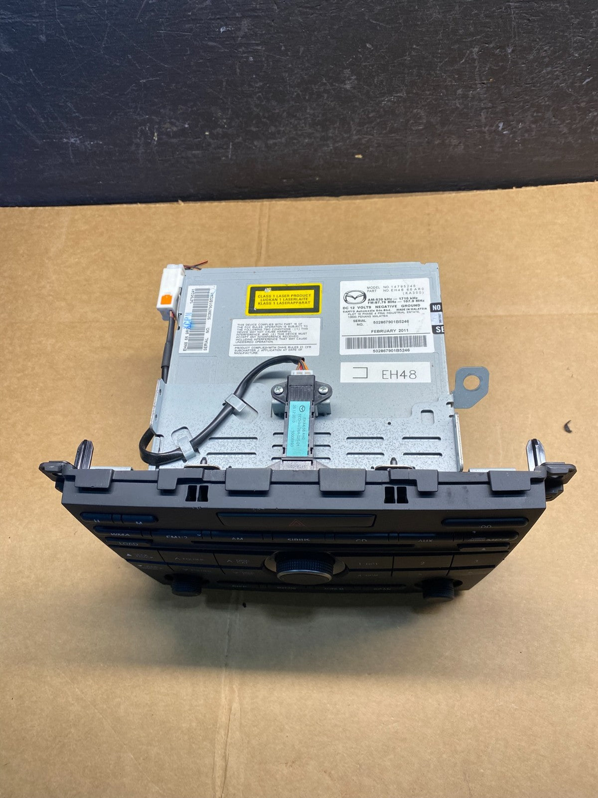 2010 2012 Mazda CX-7 Audio Equipment Radio Receiver Am-fm-cd Single AD3651 DG3