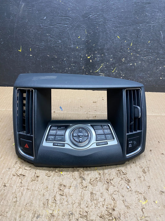 2011 2012 2013 Nissan Maxima Radio Audio Panel Control Bezel Trim  v7403 DG0