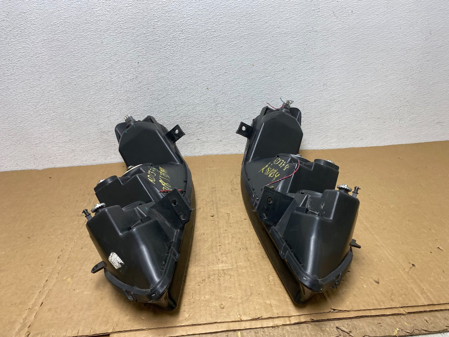 1998 to 2002 Honda Accord Black Left+Right Set Side Black Headlights AD1378 DG9