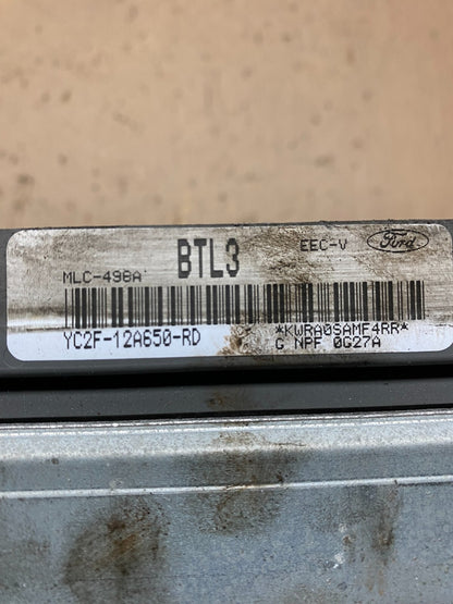 2000 Ford E-Series Engine Control Module Computer ECM yc2f-12a650-rd C1901 DG3