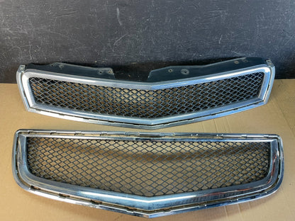 2009-2012 Chevrolet Traverse Chrome Upper Lower Grill Grille Set AC9955 DG0