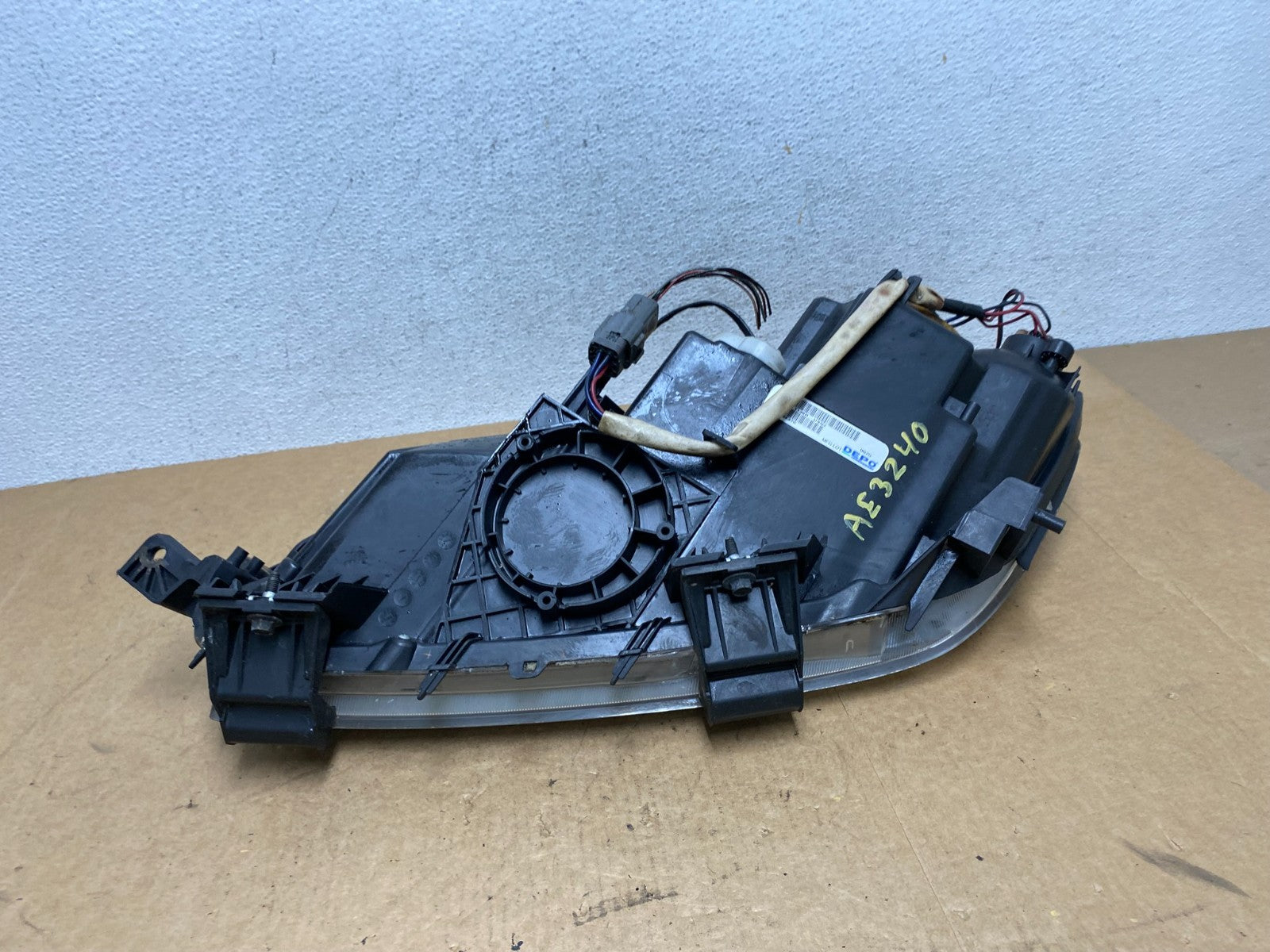 Halogen 2007 to 2009 Mazda CX-7 Right Passenger RH Side Headlight DEPO AE3240 DW7