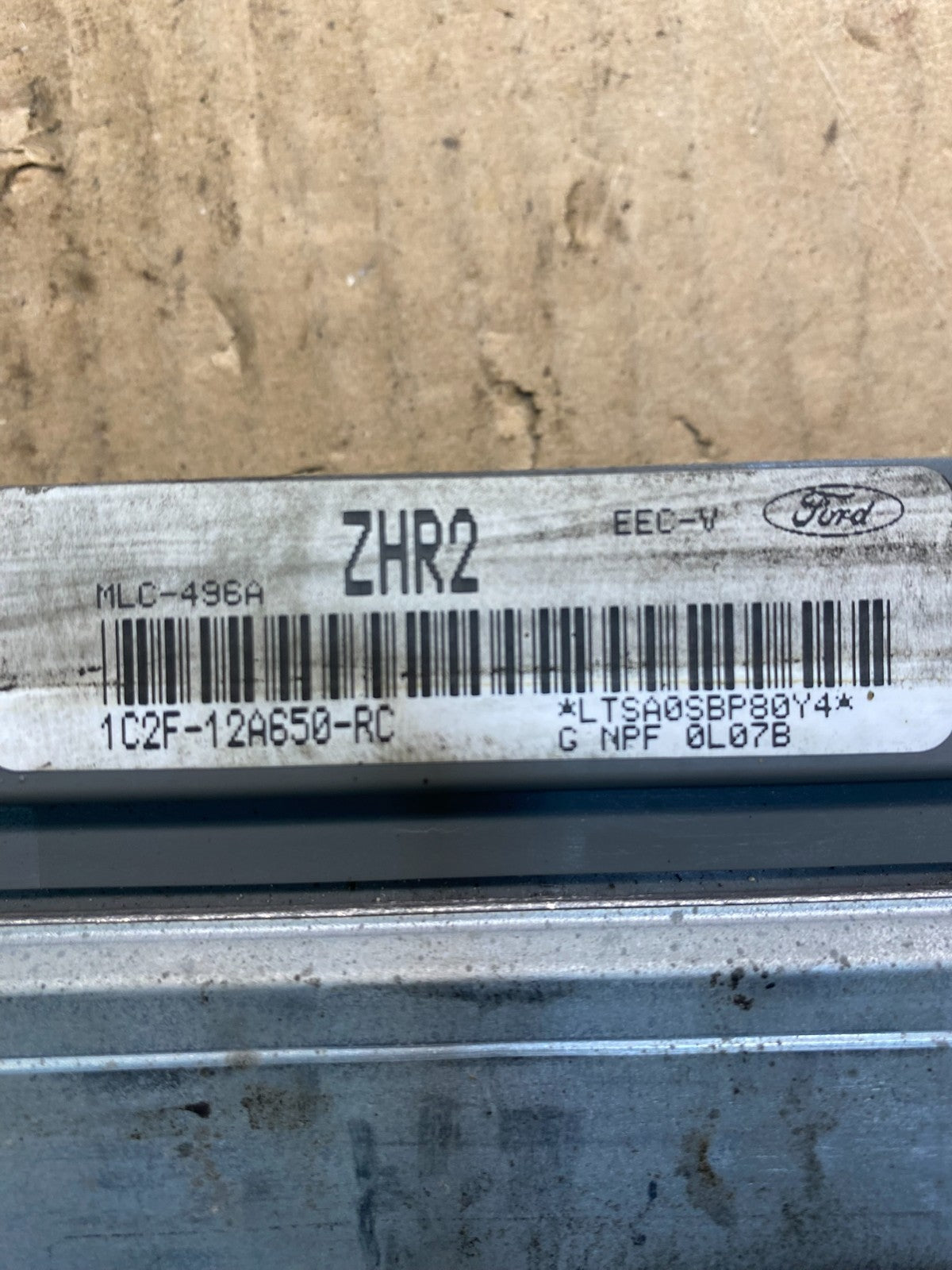 2000 Ford Econoline E-Series  Engine Control Module 1C2F-12A650-RC ab2798 DG2