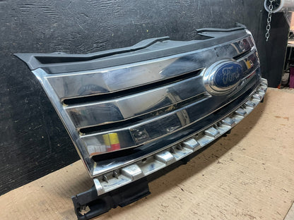 2007 2008 2009 2010 Ford Edge Front Upper Chrome Grill Grille Oem Y6526 DG1