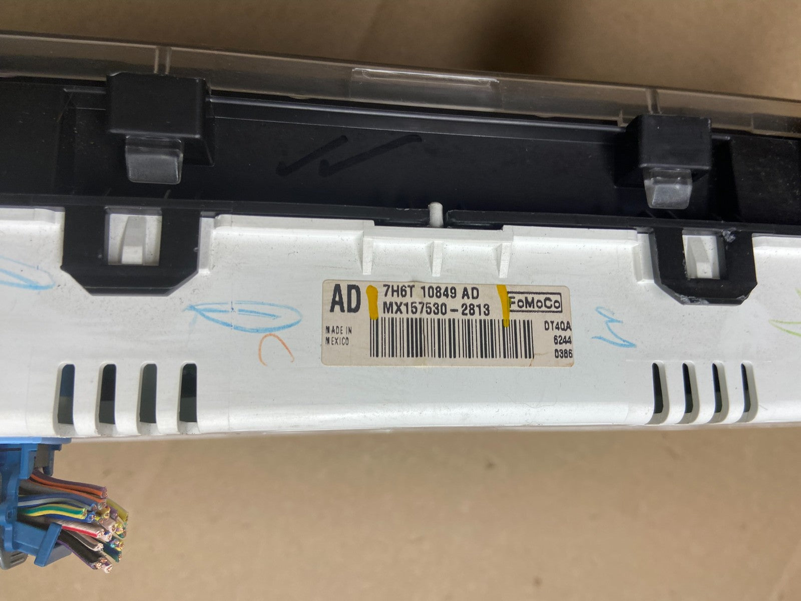2007 Lincoln MKZ Speedometer Cluster Gauge s6330 DG7