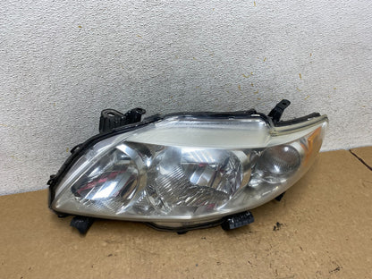 2009 to 2010 Toyota Corolla Left Driver LH Headlight AI3645 DW0