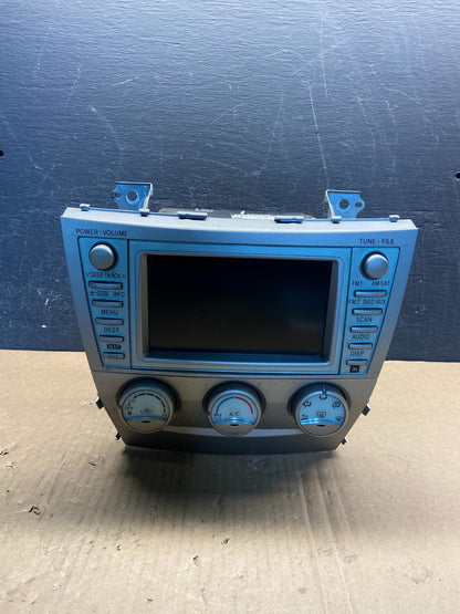 2007 to 2009 Toyota Camry Radio CD Player Climate Control Bezel AG1612 DG0