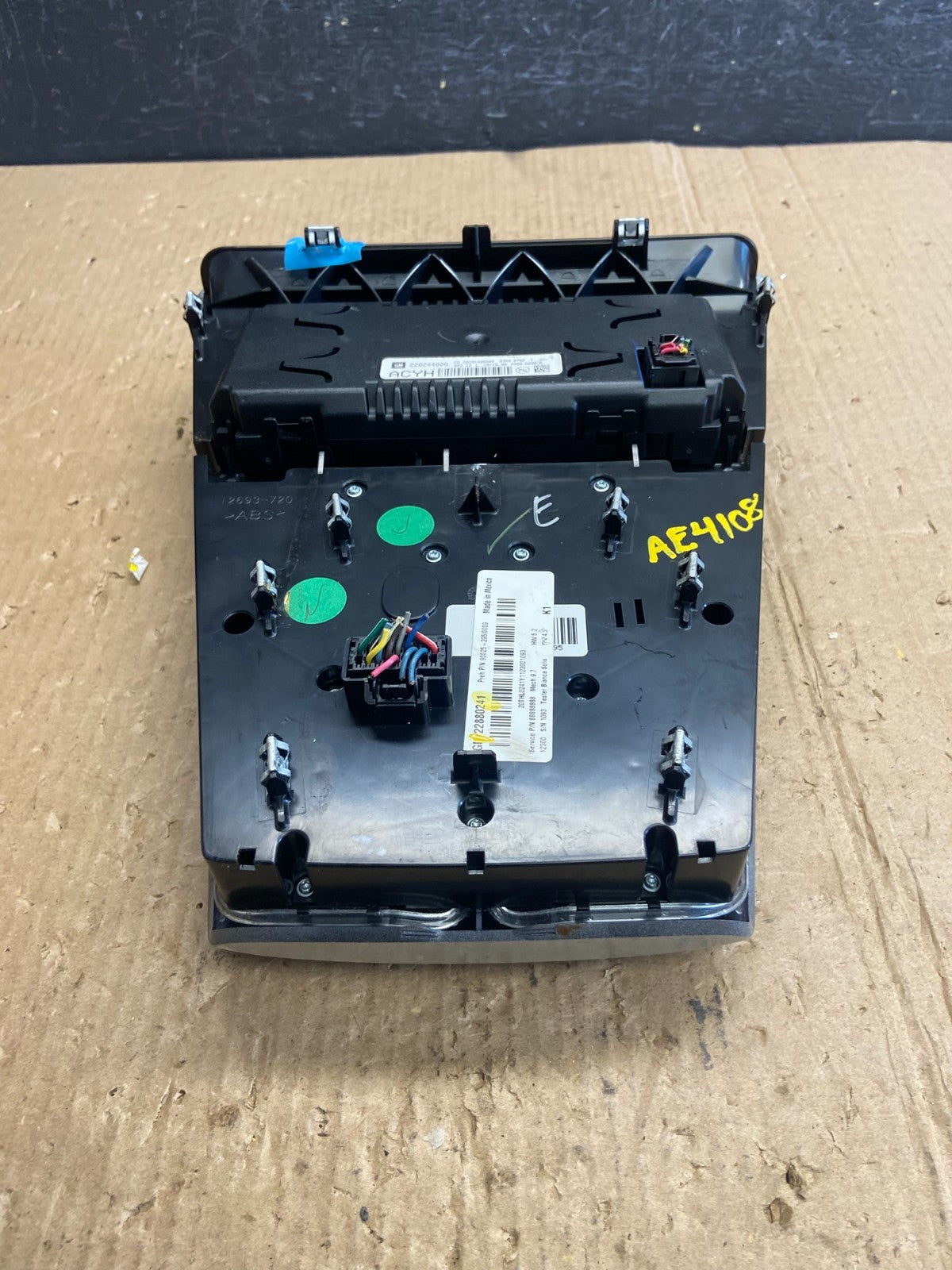 2012-2015 Chevrolet Equinox Radio Face Climate Control Panel Bezel AE4108 DG5