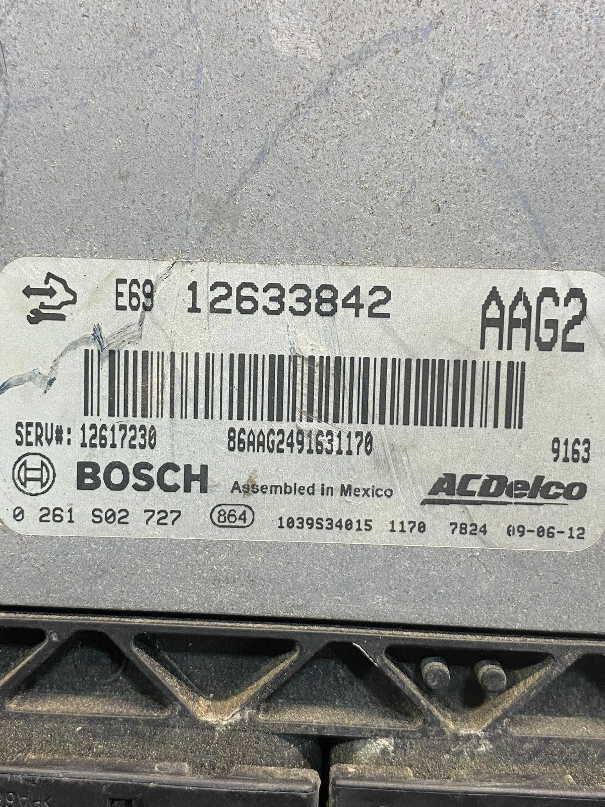 2010 2011 GMC Acadia Traverse Engine Control Module ECM ECU 12633842 AF4014 DW2