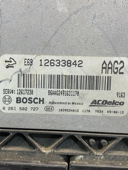 2010 2011 GMC Acadia Traverse Engine Control Module ECM ECU 12633842 AF4014 DW2