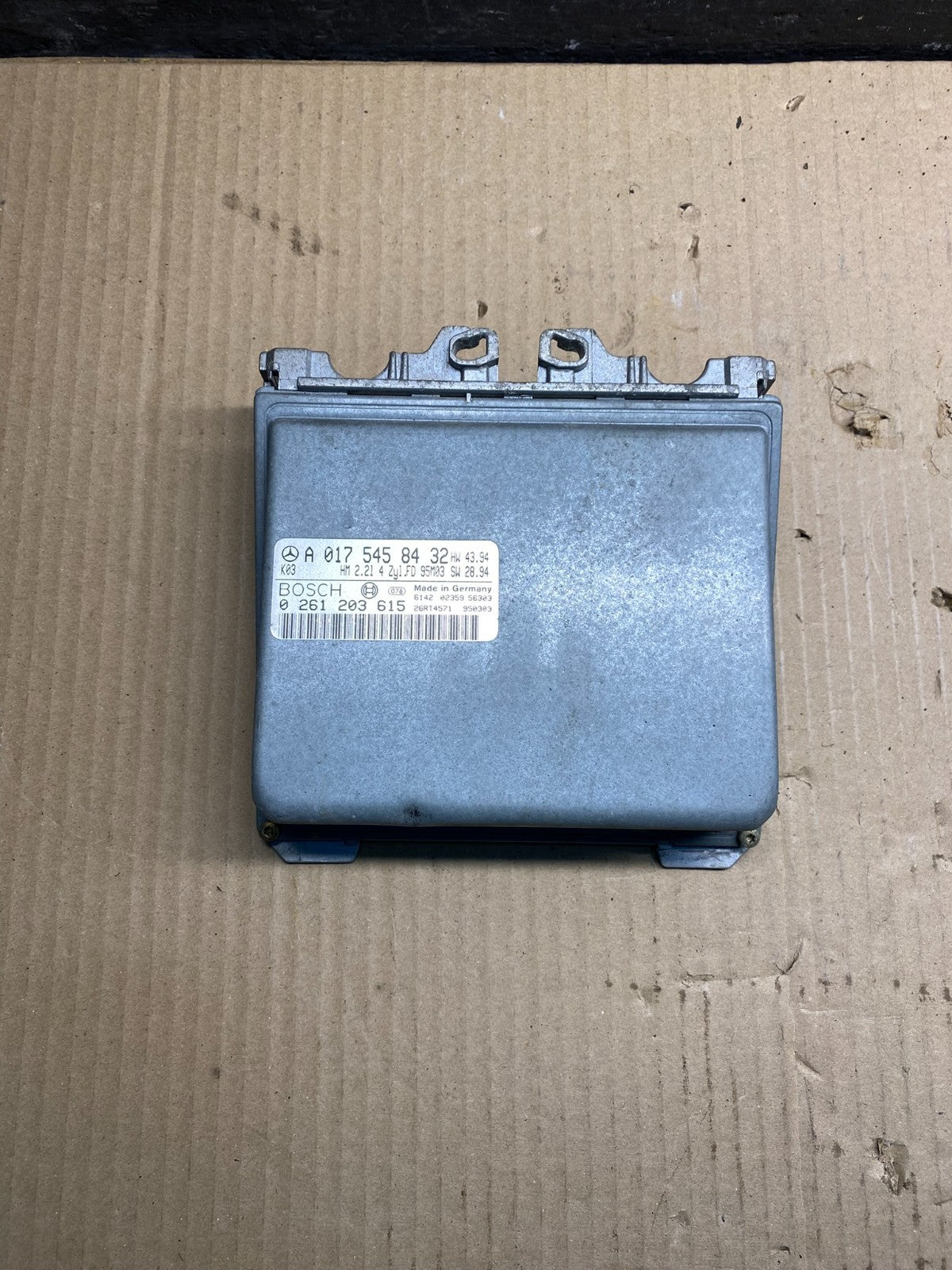 1995-1996 Mercedes C220 ECU ECM Engine Computer Module AJ0194 DG0